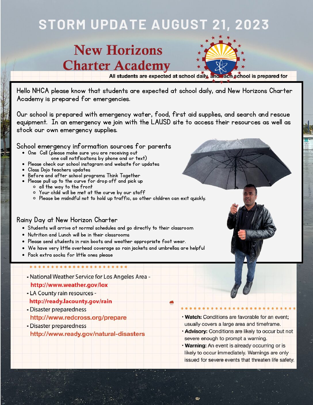 Emergency quick guide & NHCA storm update on protocols